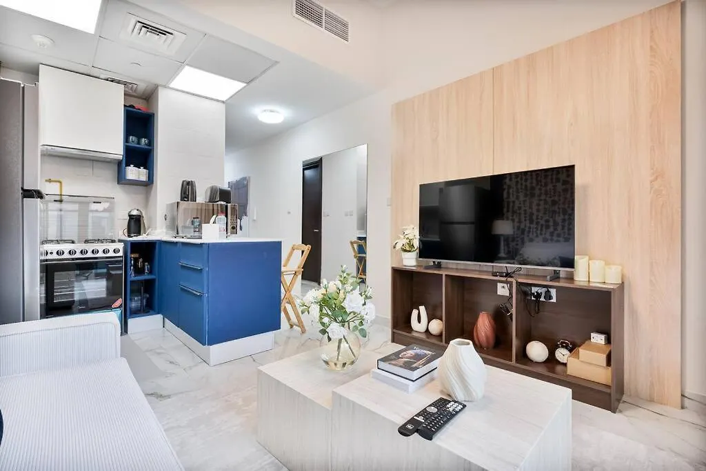 Apartman Serene Studio Apt With Pool And Gym Dubaj
